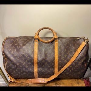 Authentic Louis Vuitton Boston Bag 60 Keepall Bandouliere